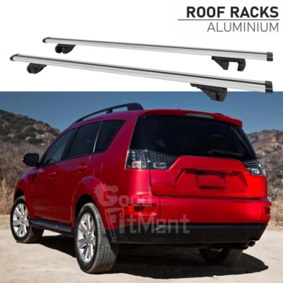 Barra transversal portaequipajes de carga para techo de coche Mitsubishi Outlander Foto 1 de 4