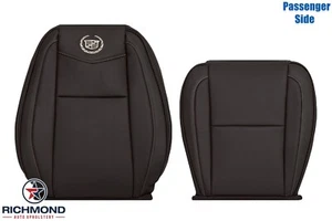 Cad Escalade 2007-2014 platino lateral cuero completo marrón cubierta de asiento lateral para pasajeros - Imagen 1 de 21