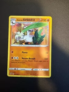 Galarian Sirfetch'd 095/192 Swsh02: Rebel Clash Holo - Picture 1 of 2