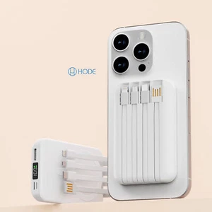 Magnetyczny wbudowany wyświetlacz kabla ekran szybkie ładowanie power bank 10000mAh - Zdjęcie 1 z 5