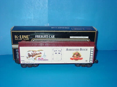 K-LINE -  K642-5609 - ANHEUSER-BUSCH  CLYDESDALES  HOLIDAY REEFER   (BUDWEISER ) - Image 1 of 3