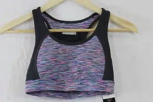 Womens Ideology Space Dye Ladder Back Mid Impact Sports Bra XS New With Tags $35 - Picture 1 of 5