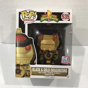 Power Rangers Dragonzord Black & Gold NYCC 2017 Exclusive 6" Pop vinyl RARE - Picture 1 of 4