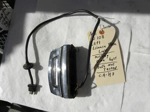 Mercedes Benz W108 W109 Adenauer W186 Left License Plate Light .........CA-H3 - Picture 1 of 8