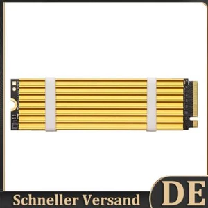 M.2 Solid-State-Festplatten-Kühlkörper für NVMe 2280 SSD (Gold) DE - Bild 1 von 9