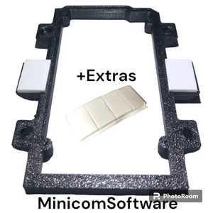 Arduino Mega 2560 Mount, Holder, Accessory BLACK - Wall Mount - Adhesive +Screws - Picture 1 of 5