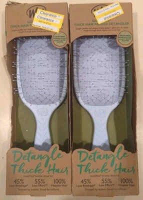 Wet Brush Go Green Thick Hair Paddle Detangler (2 Brushes) - Image 1 of 2