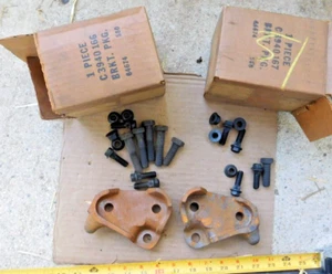 NEW PAIR (L&R) FRONT SHOCK ABSORBER MOUNTING BRACKETS FOR 1978-80 DODGE TRUCKS - Picture 1 of 2