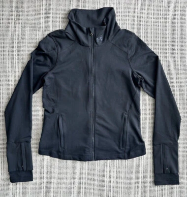 NWT Under Armour All Seasons Gear Womens Medium Black Jacket Fitted Full Zip - Image 1 of 4