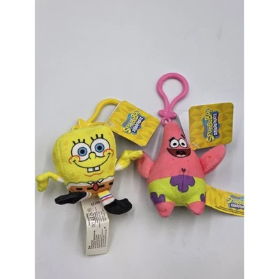 SpongeBob SquarePants Micro Teenies Plush Clip On Nickelodeon Basic Fun Toy - Image 1 of 4