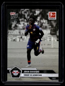 2025-26 Topps Now Bundesliga Black /10 #18 Johan Bakayoko Tordebüt Bei - Picture 1 of 2