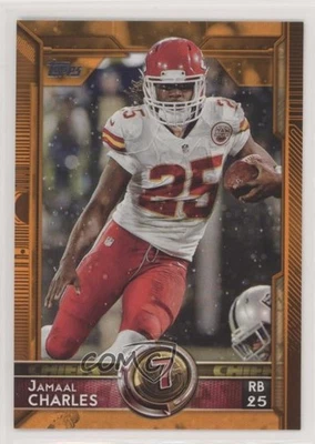 2015 Topps Topp 60 Factory Set Hobby Orange /75 Jamaal Charles #350 - Image 1 of 2