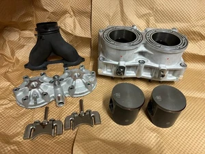 POLARIS 850 PATRIOT TAKE OFF TOP END KIT RMK CYLINDER HEAD PISTONS ENGINE 0 MILE - Picture 1 of 21