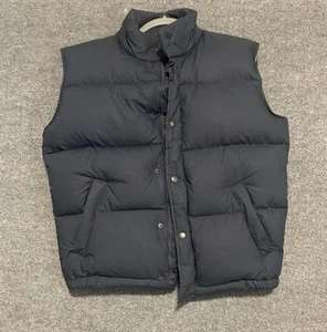 Vintage Lifes Adventures down puffer vest 80/20 Duck Feather - Blue-Size Medium - Picture 1 of 11