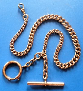 CHAINE MONTRE Plaqué Or Napoléon Ancien XIX Antique OLD Gold plated Chain Watch - Picture 1 of 6