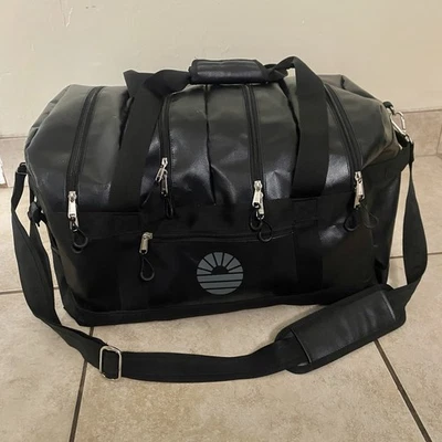 TOBIQ 60L Travel Duffel Bag Sleek Vik Black 4 Compartment Water Resistant  - Image 1 of 4