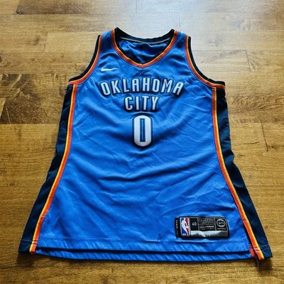 Russell Westbrook - Oklahoma City Thunder - 2017-18 Nike Icon Jersey 40 - Image 1 of 4