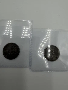 Set of 2 1943 Steel Pennies - Picture 1 of 5