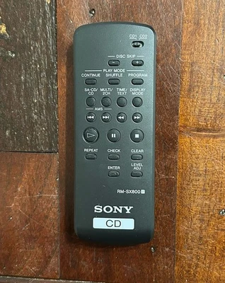 (OEM) Mando a distancia de reemplazo de CD original Sony RM-SX800 - probado y funcionando Foto 1 de 3