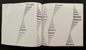 1966 Adrian Frutiger UNIVERS Experimental Type Compositions Ernst Gloor Emil Rud - Imagen 1 de 16