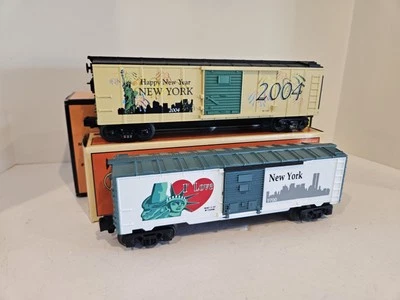 LIONEL I Love New York Car 6-19949, Rail King New Year's 2004 Car 30-74117 - NEW - Image 1 of 4