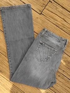 Bandolino Blu Womens Jeans Size 14 Gray Stretch Cotton Bootcut Denim Pants - Picture 1 of 6