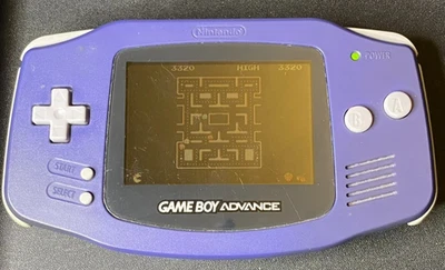 Nintendo Game Boy Advance AGB-001 Índigo Púrpura Auténtico Original Museo Namco Foto 1 de 3