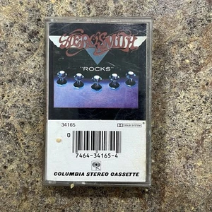 Aerosmith – "Rocks" - Columbia PCT 34165 Cassette Tape, Album TESTED - Picture 1 of 5