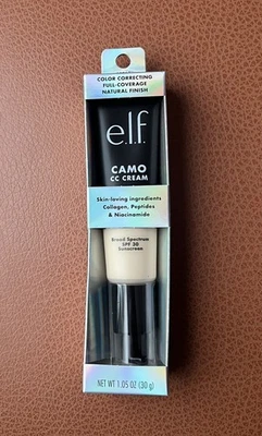 e.l.f. Camo CC Cream Foundation Sunscreen 84911 Fair 100 W SPF 30 1.05 oz Ex6/25 - Image 1 of 4