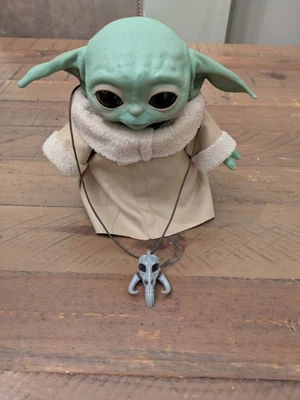 Star Wars Yoda Grogu Mandalorian the Child Animatronic Edition Toy Figure - Image 1 of 4