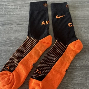 Nike x Nocta L'art Crew Socks Orange Black Large Single Sock - Picture 1 of 6