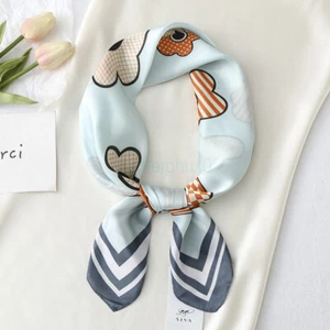 Silk scarf square fresh and simple headband scarf Thin silk scarf - Brand-New - Picture 1 of 22