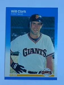 ⚾ 1987 Fleer Baseball Rookie Base Card #269 Will CLARK ⚾ - Picture 1 of 2