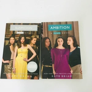 2 libros de bolsillo Sospecha y ambición una novela privada de Kate Brian - Imagen 1 de 4