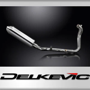 Suzuki GSX-8S 2023-2024 Delkevic Full Exhaust 2-1 13" Tri-Oval Stainless Muffler - Bild 1 von 5