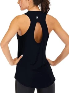 ICTIVE Yoga Tops for Women Loose fit Workout Tank Medium, Black - Picture 1 of 2