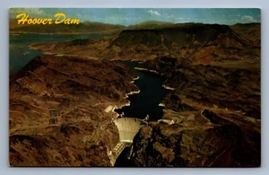 Postcard Vtg Nevada Hoover Dam Water Power Engineering - Picture 1 of 2