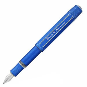 Kaweco Fountain Pen AL Sport Blue Broad Nib Stonewashed 10000732 - Picture 1 of 2