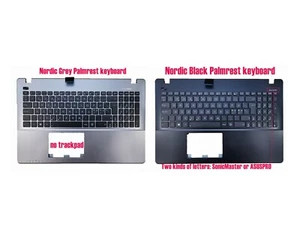 Teclado nórdico para Asus X552M X552V X550V X550L X550J X550C R510V R510L R510J - Imagen 1 de 3