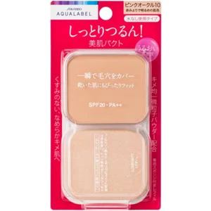 Shiseido AQUALABEL Moist powdery "Refill" - Color Pink Ochre 10 Made in JAPAN - Picture 1 of 3