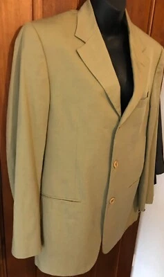 Greeny Beige MENS JACKET 46 R CERRUTI 1881 Designer - Image 1 of 4