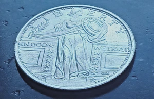 1 x Walking Liberty Silver Bullion Round (Coin) 1/4oz 999 Fine FREEPOST - Picture 1 of 4