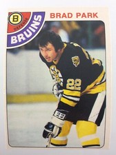 1978 Brad Park 79 OPC Boston Bruins O-Pee-Chee Hockey Card 0075M