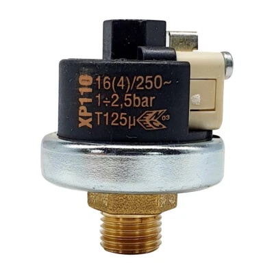 Druckschalter XP110 1-2,5 bar Gewinde 1/4 Zoll für Bezzera Kaffeemaschine