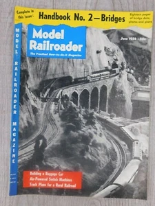 Model Railroader JUN 1954 Vol. 21 No. 6 Trains Hobbies Mancave Vintage Magazine - Picture 1 of 4