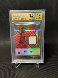 NBA Evan Mobley Panini Illusions First Impressions Jersey 2021-22 BGS 9.5 AUTO10 - Picture 1 of 2