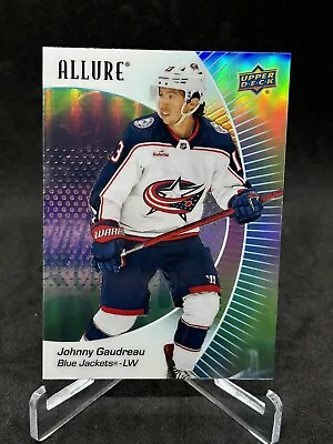 2023-24 Upper Deck Allure Johnny Gaudreau #43 Columbus Blue Jackets - Image 1 of 2