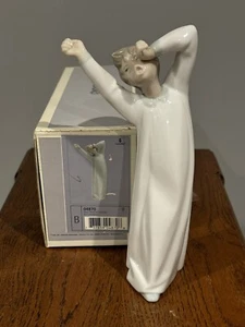 ✅ Lladro 4870 "Boy Awakening" Porcelain Figure; MINT In Original Box - Picture 1 of 16