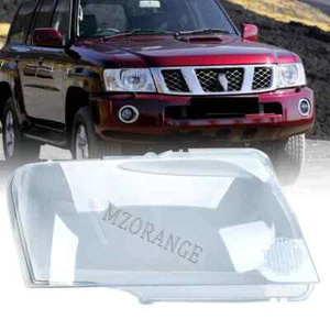Right Side Clear Front Headlight Lens Cover For Nissan Patrol Y61 GU 2004-2011 - Picture 1 of 12