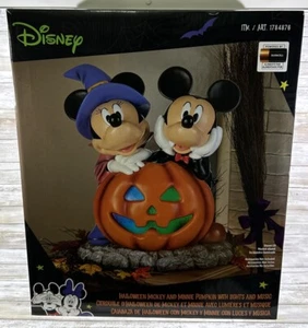 Disney Halloween Mickey and Minnie Pumpkin greeter | Costco - In hand Ship Now - Picture 1 of 1